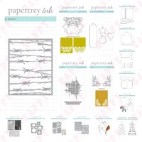 new special guy and berry branches collection metal cutting dies and silicone clear stamps stencil diy scrapbooking paper molds