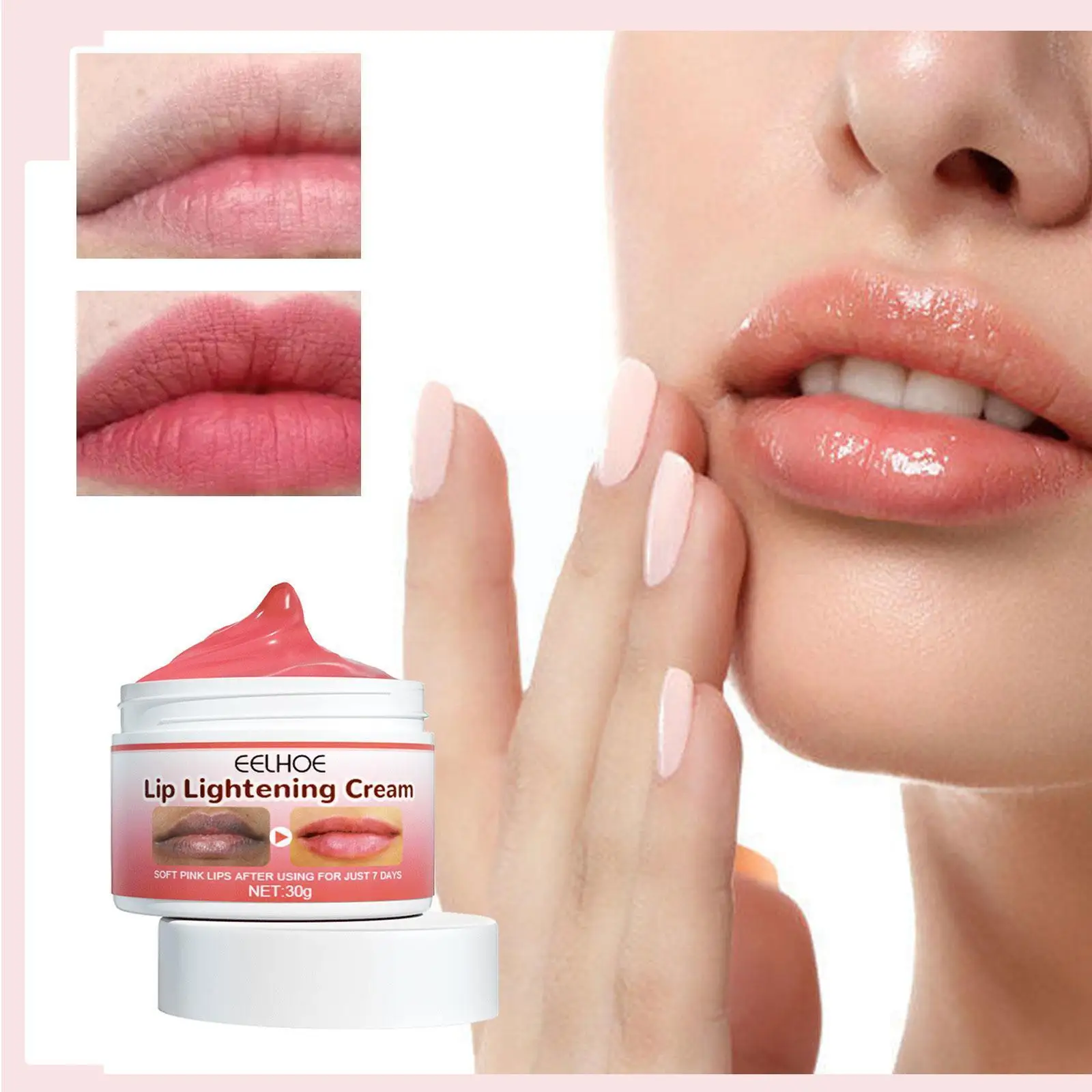 

Lip Lightening For Dark Lips Moisturizing Lip Brightener With Vitamin E Oil Cocoa Butter 30g Lip Balm Effectively Lightens T0M8
