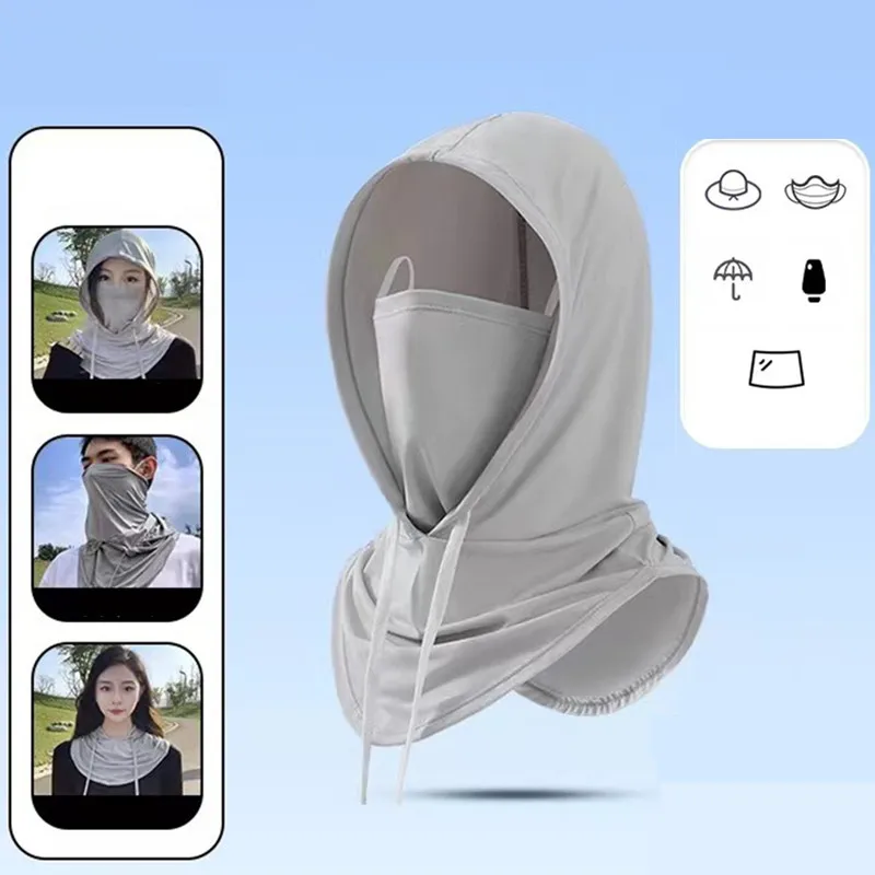 UPF 50+ Балаклава для мужчин и женщин маска лица защита от солнца/УФ-лучей дышащие