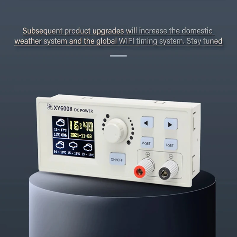 Фото XY6008 XY6008-W Регулируемый источник питания постоянного тока Понижающий модуль Регулируемый стабилизированный постоянный ток с ЧПУ Постоянное напряжение Постоянный ток №3