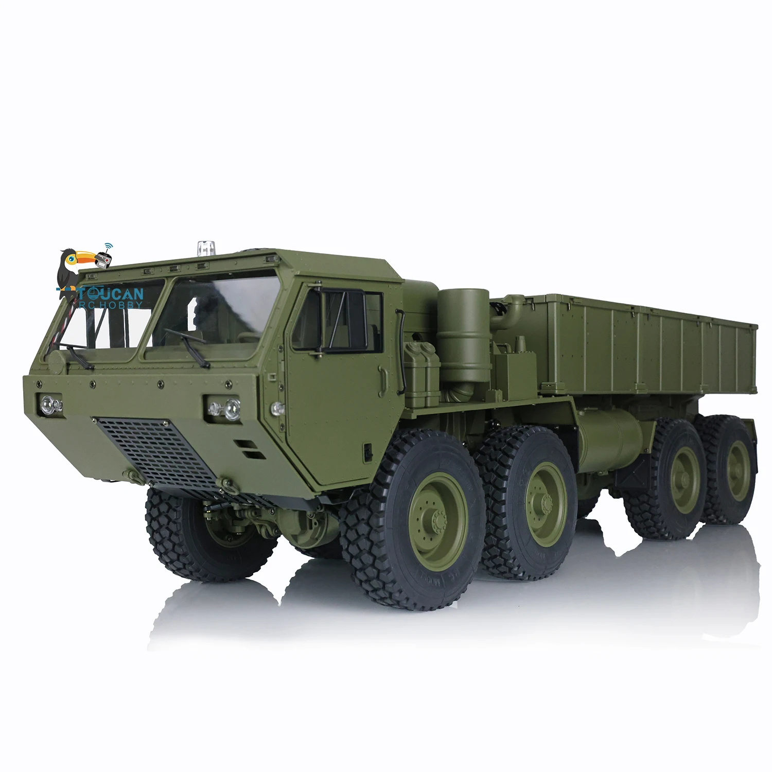Радиоуправляемый военный грузовик Wheelfun 1/12 металлический
