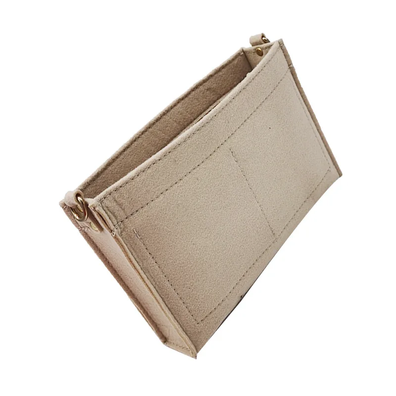 

Многофункциональный органайзер для косметики, фетровая косметичка, Многоуровневая компактная женская сумка, портативный Органайзер