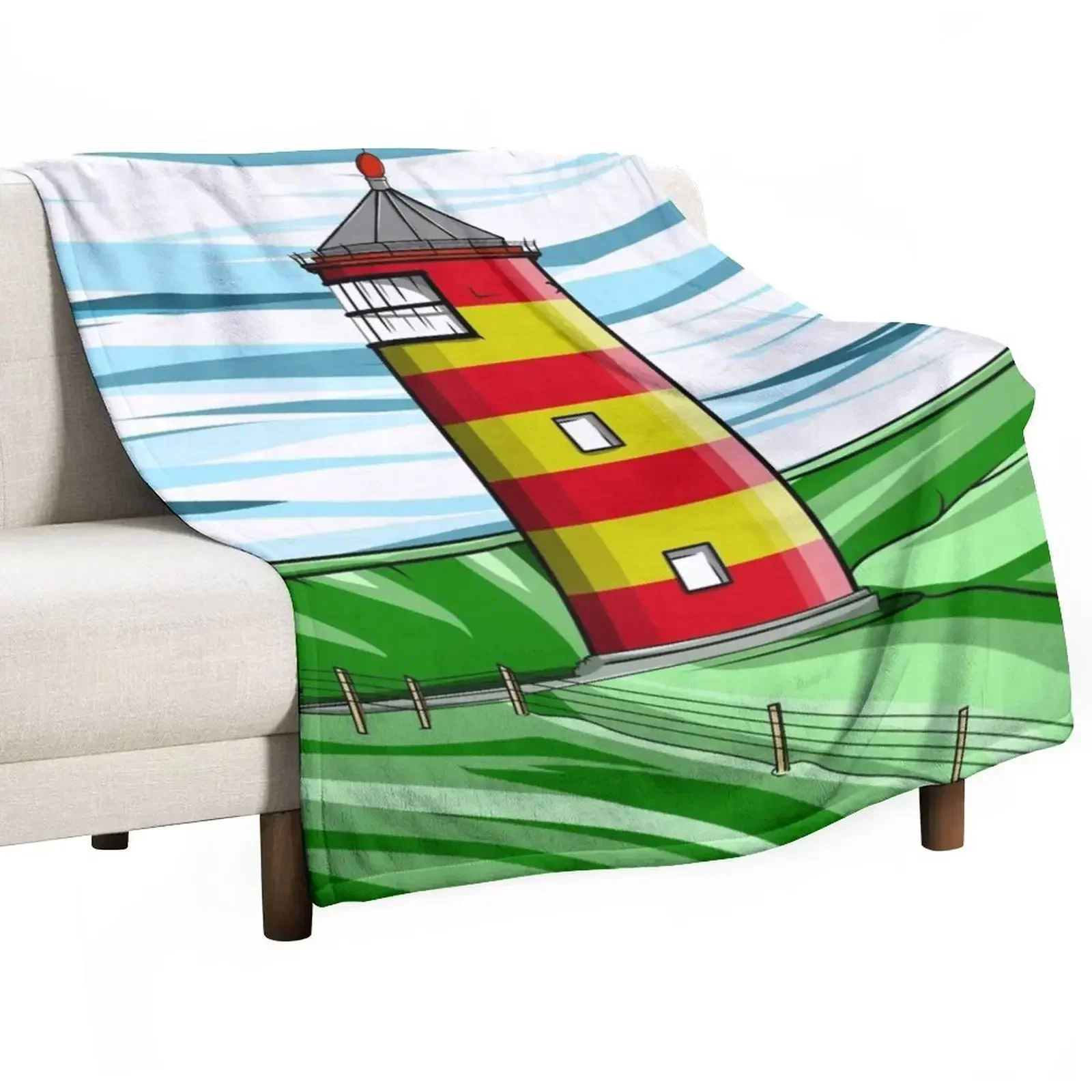 Одеяло для маяков Pilsum Leuchtturm Германия роскошное покрывало одеяла младенцев