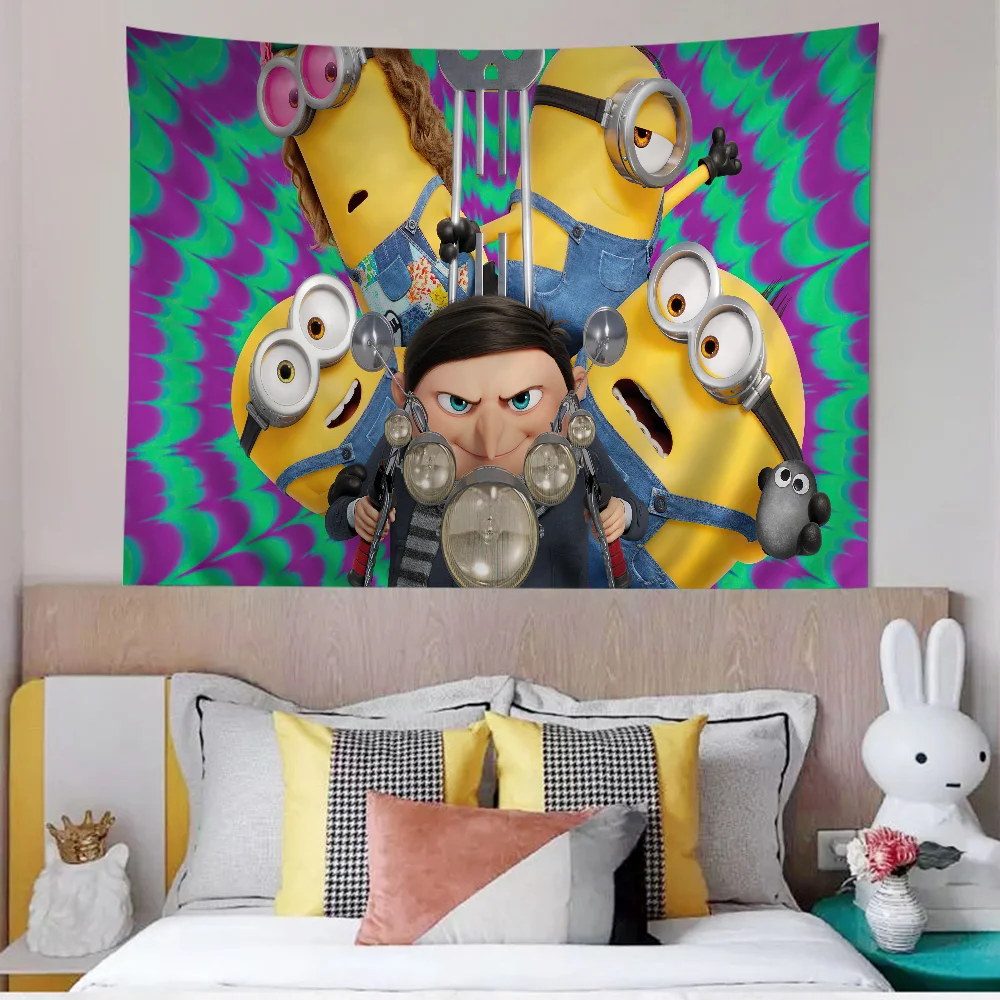 M-Миньоны D-Гадкий-MeS подвесной богемный гобелен индийский Будда настенное