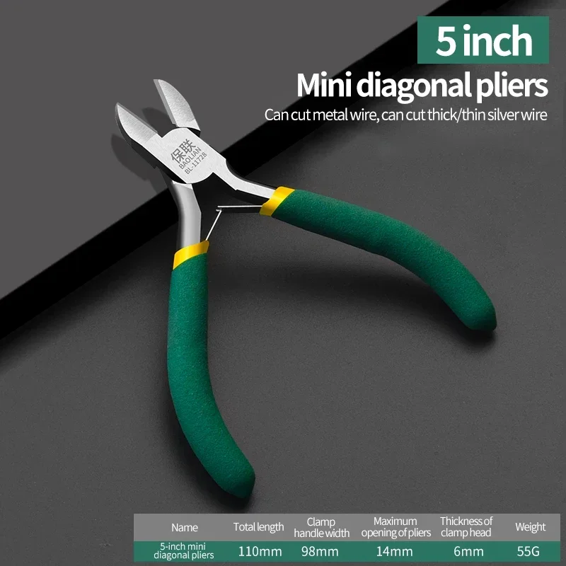 

Мини-плоскогубцы Baolian 5 дюймов из углеродистой стали для плетения бисера