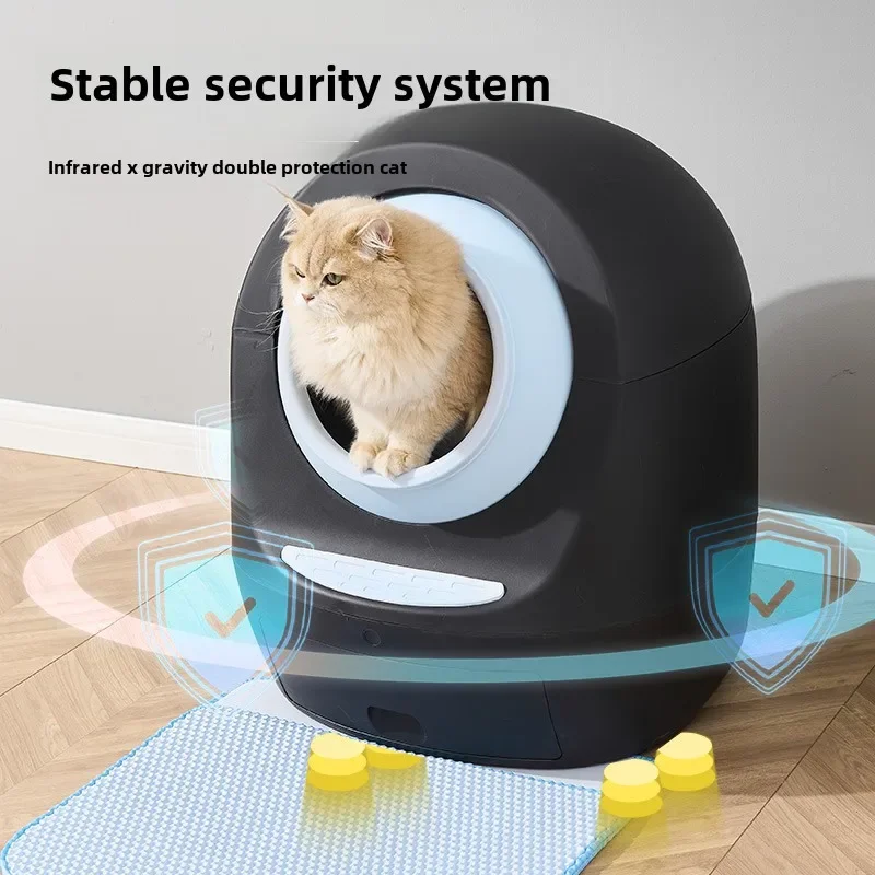 Автоматический ящик для кошачьего туалета супер большой закрытый умный кошачий