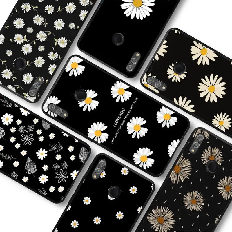 

Summer Daisy Flower Phone Case for Samsung A51 A30s A52 A71 A12 for Huawei Honor 10i for OPPO vivo Y11 cover