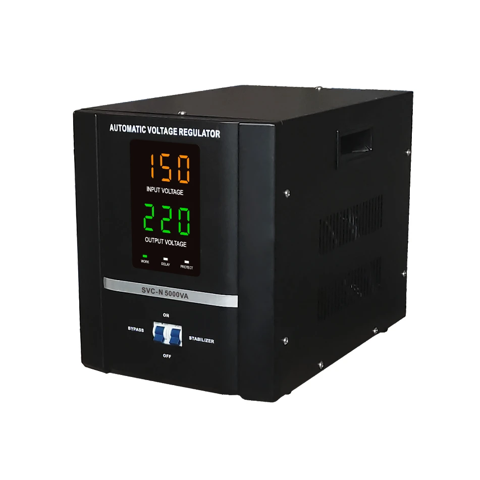 

SVC-N 5kva single phase 110v/220v double output automatic ac voltage regulator