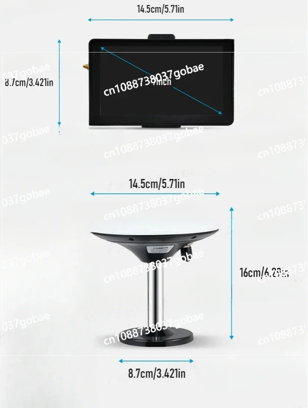 Точное позиционирование GPS экономит стоимость распыления Навигатор-дюймовый