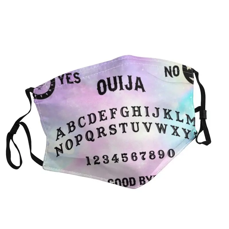

Breathable Pastel Ouija Board Mask Adult Halloween Divination Mask Men Anti Haze Dust Protection Cover Respirator Muffle