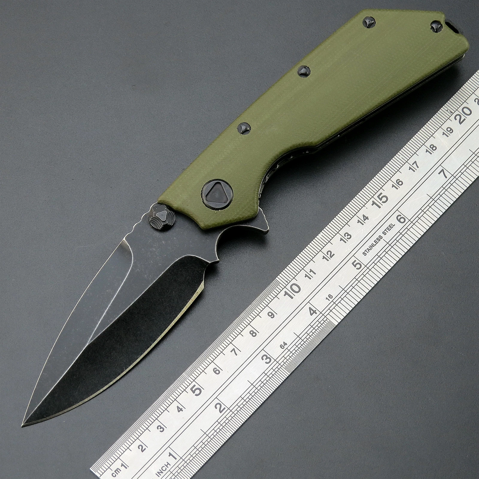 Новый складной нож Eafengrow EF335 лезвие из стали D2 + G10/карманный с ручкой микрокарты