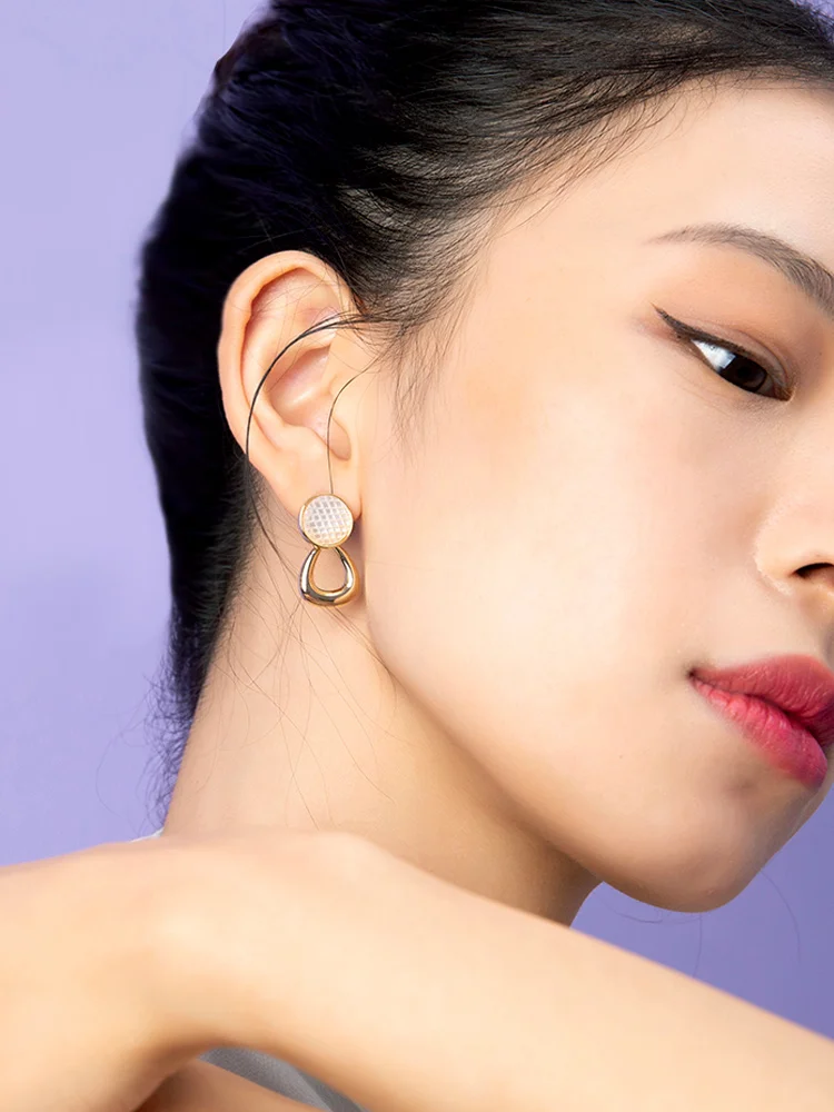 Элегантные серьги из стерлингового серебра в стиле ретро новинка 2024 популярные