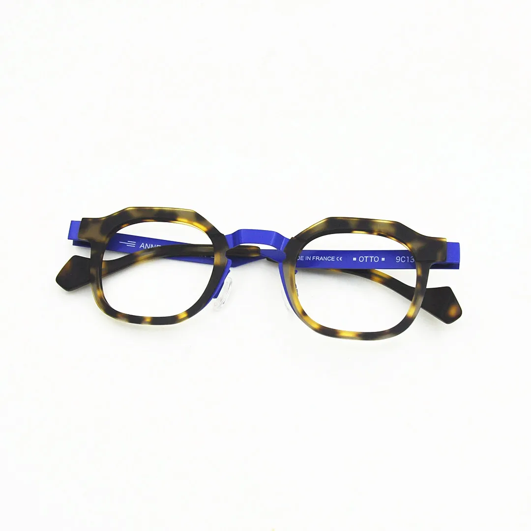 Belight Optical France Design ANNE ET VALENTI*N Prescription Vintage Retro Irregular  Eyeglasses Spectacle Frame Eyewear OTTO