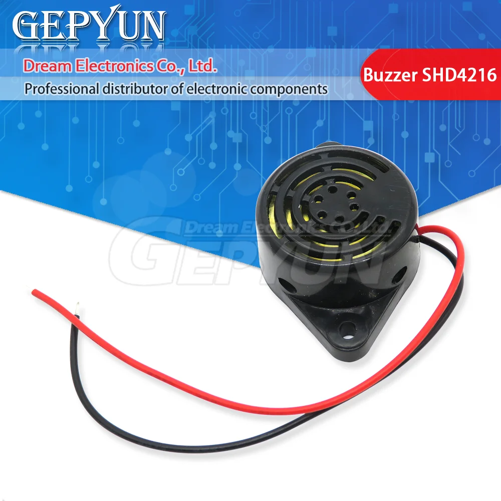 

1PCS SHD4216 High decibel alarm sounder buzzer horn anti-theft device active