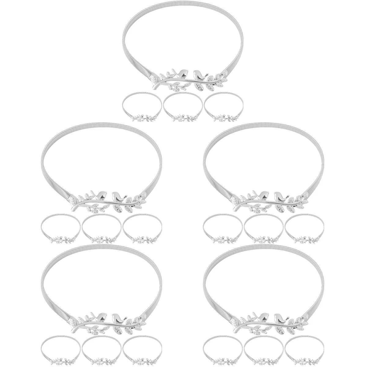 

20 Pcs Metallic Curtains Alloy Tiebacks Chic Ties Decor Home Drapery Holdbacks Decorate Buckle