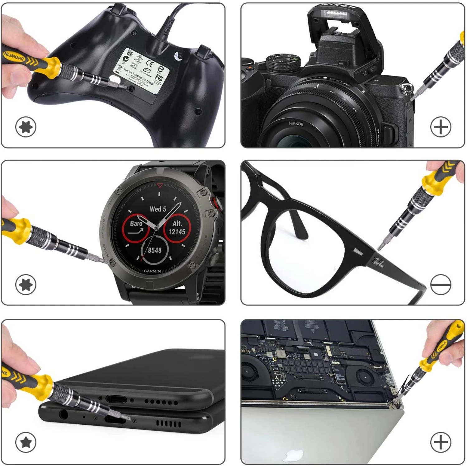 High-Quality Comprehensive Small Precision Professional 115-Piece Computer Repair Kit - Durable Case Work and Techni
