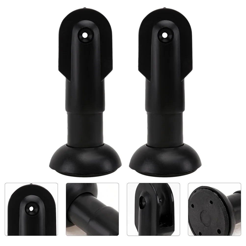 

2 Pcs Bathroom Partition Foot Restroom Rack Toilet Stand Fittings Support Feet For Cubicles Public Splint Hardware Bracket