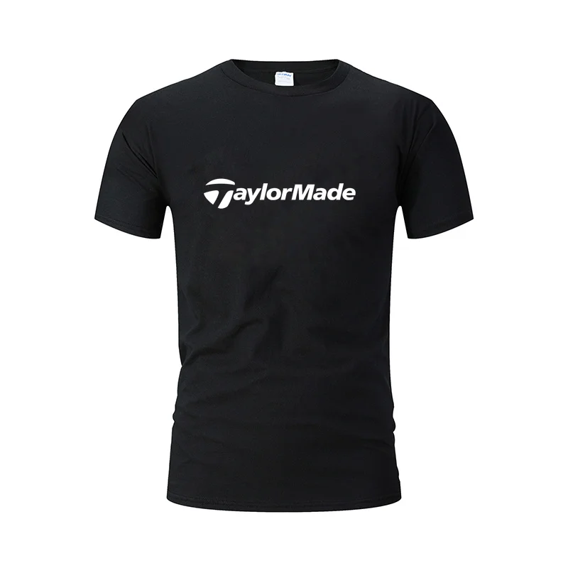 

Новинка 2023, Мужская футболка Taylormade, летние модные повседневные хлопковые топы с коротким рукавом, крутая футболка, летний костюм, Мужская фу...