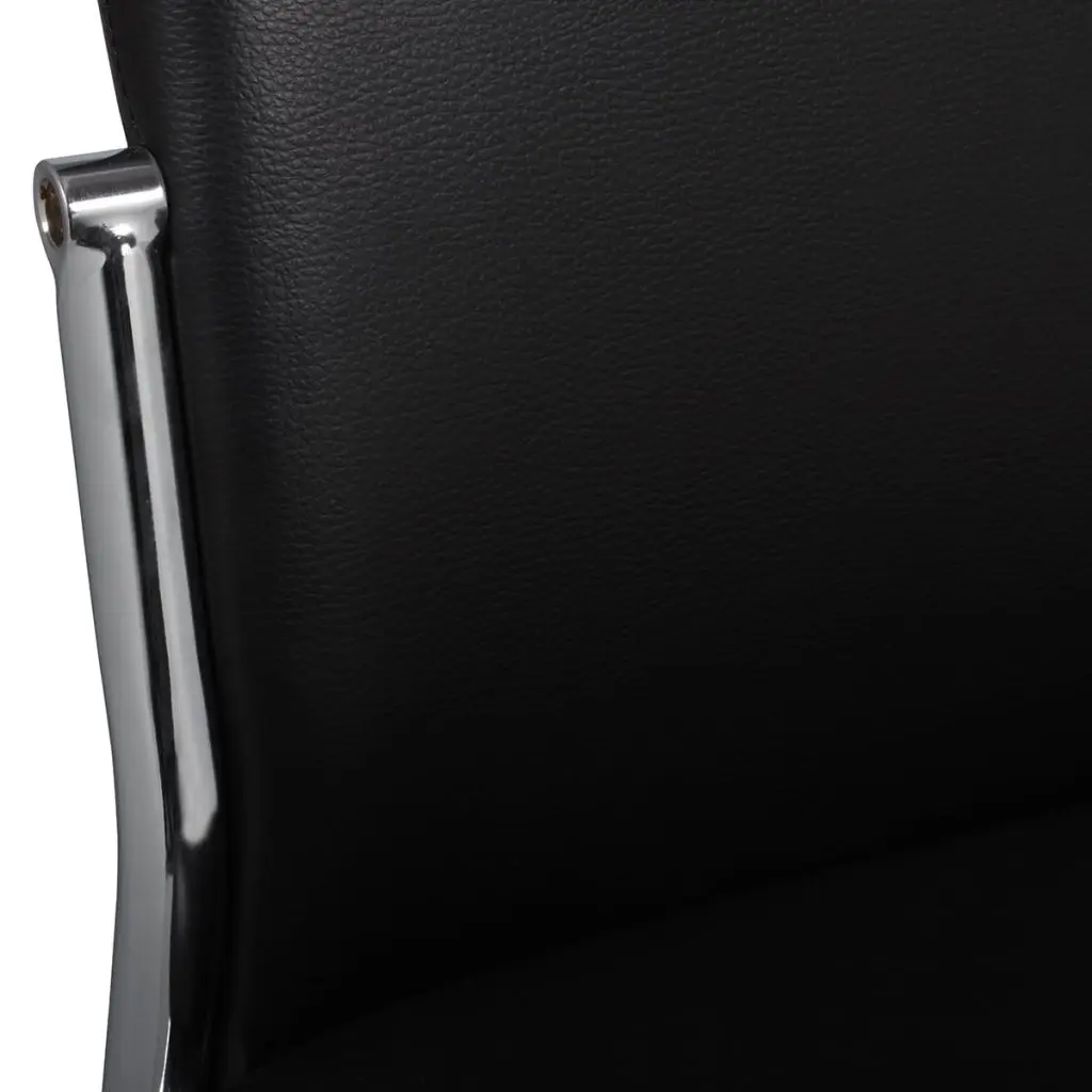 

Kitchen Dining Chairs Set of 4 for Dining Room Home Decor Black Faux Leather