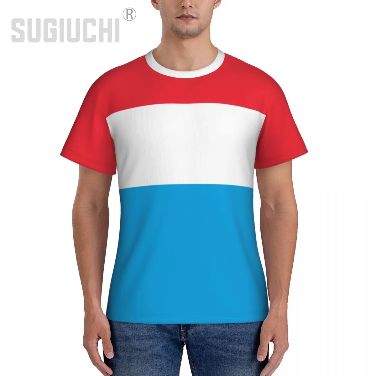 Tight Sports T-shirt Luxembourg Flag Luxemburgues 3D For Men Women Tees jersey Clothes Soccer Football Fans Patriotic T shirt