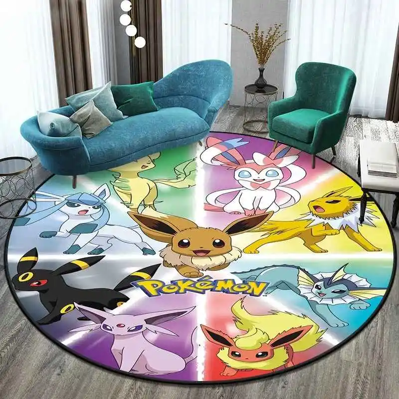 

MINISO Круглый ковер Pokemon из полиэстера