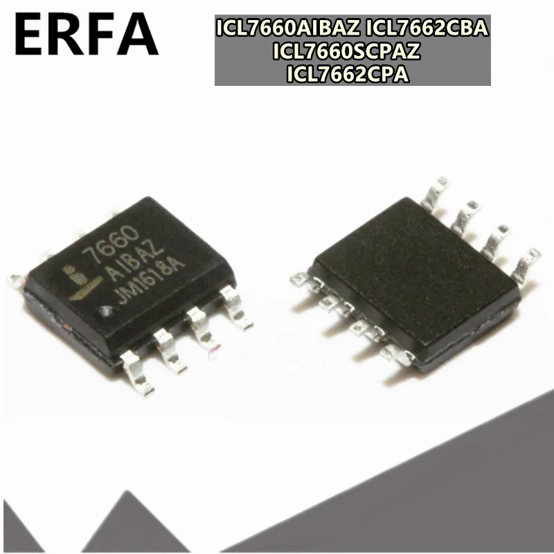 

10pcs/lot ICL7660AIBAZ SOP8 ICL7660 7660AIBAZ ICL7660SCPAZ DIP ICL7662 ICL7662CBA ICL7662CPA CMOS Voltage Converters IC SOP-8