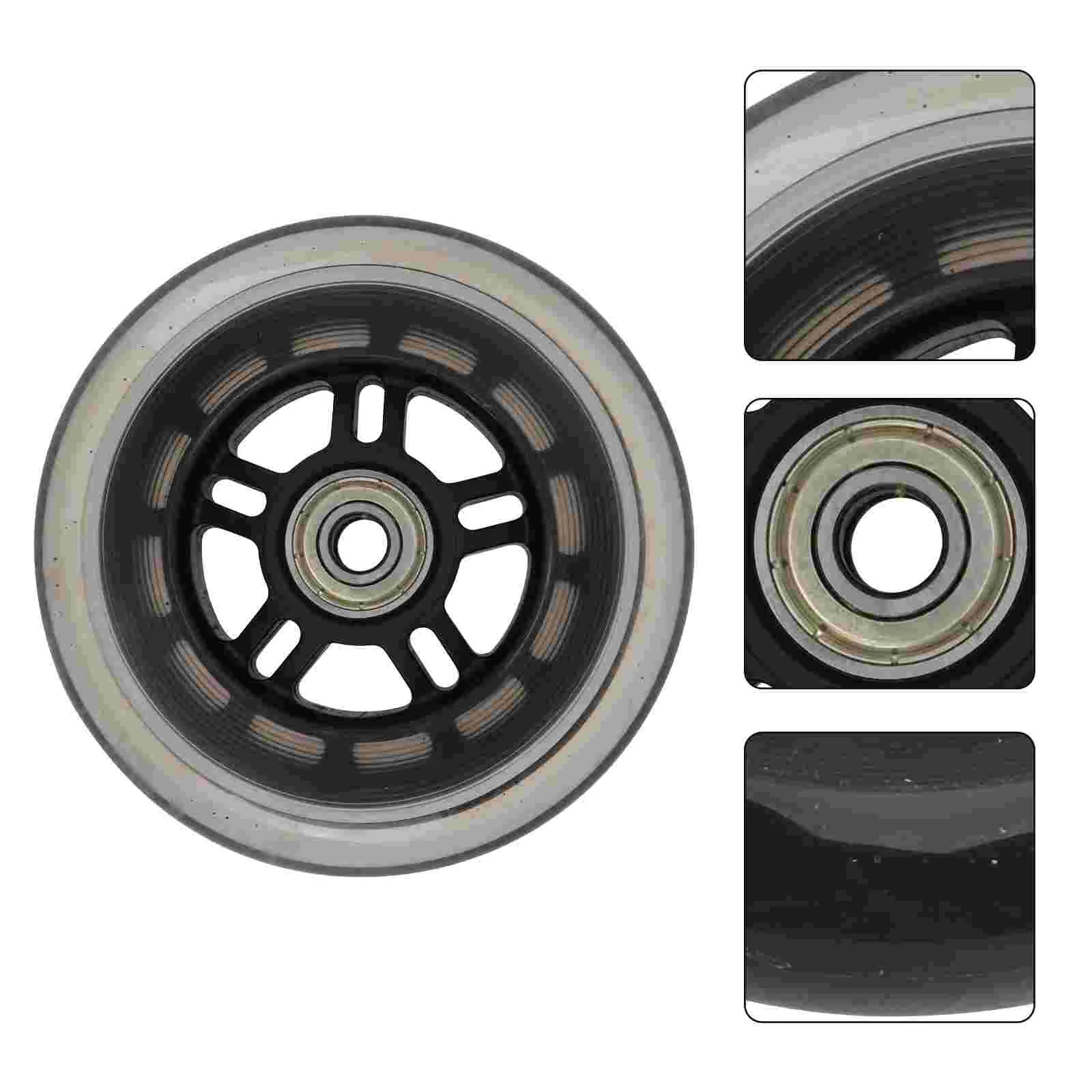 

1 Pair Scooter Wheels Mute Replacement Wheels For Luggage Suitcase Car