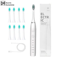 electric toothbrush da 8 bruch head 5 speed sonic usb charging automatic soft bristle couple toothbrush ipx7 waterproof 2022 new