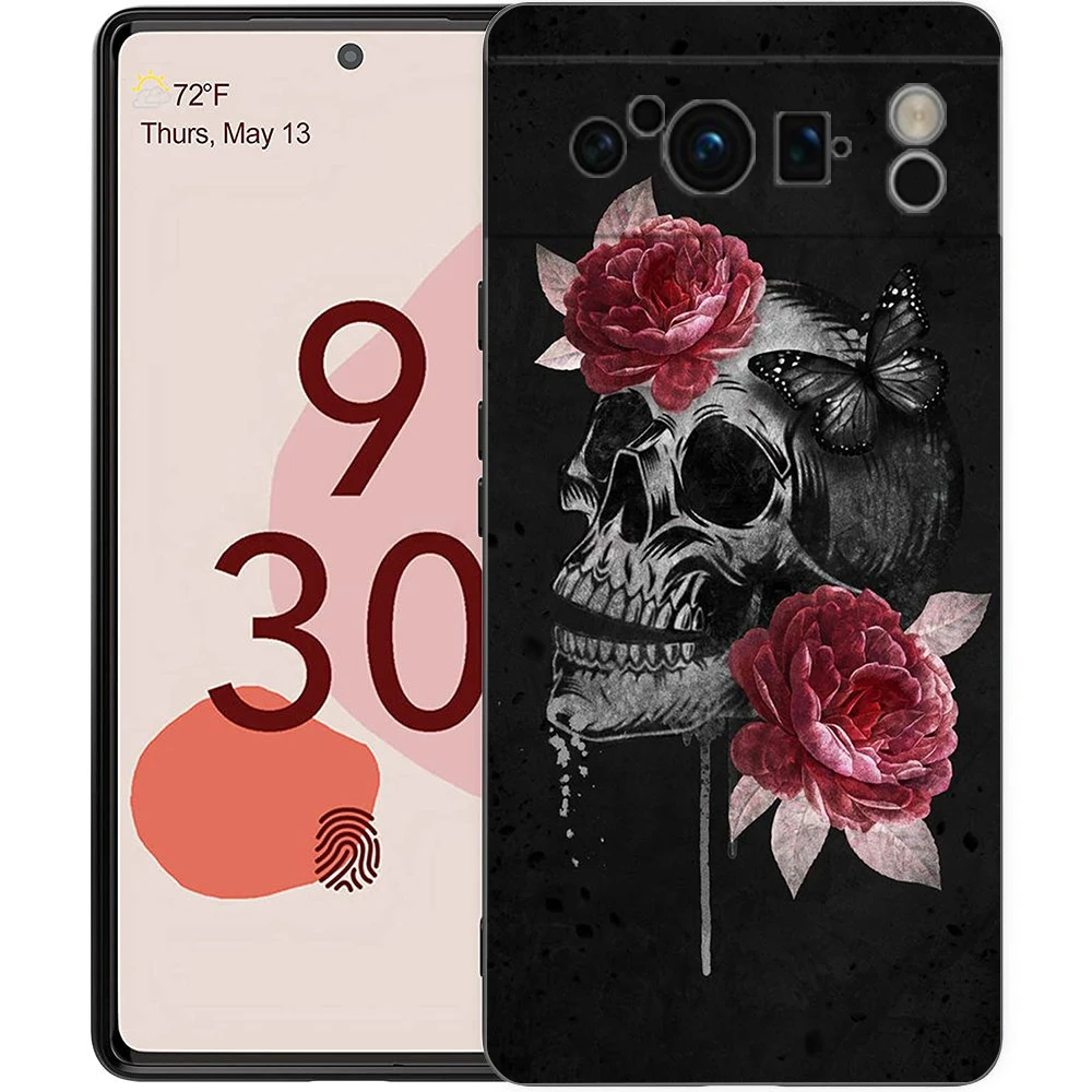 Фото Модный чехол для телефона с черепом для Google Pixel 8 7 6 7A 6A Pro №4