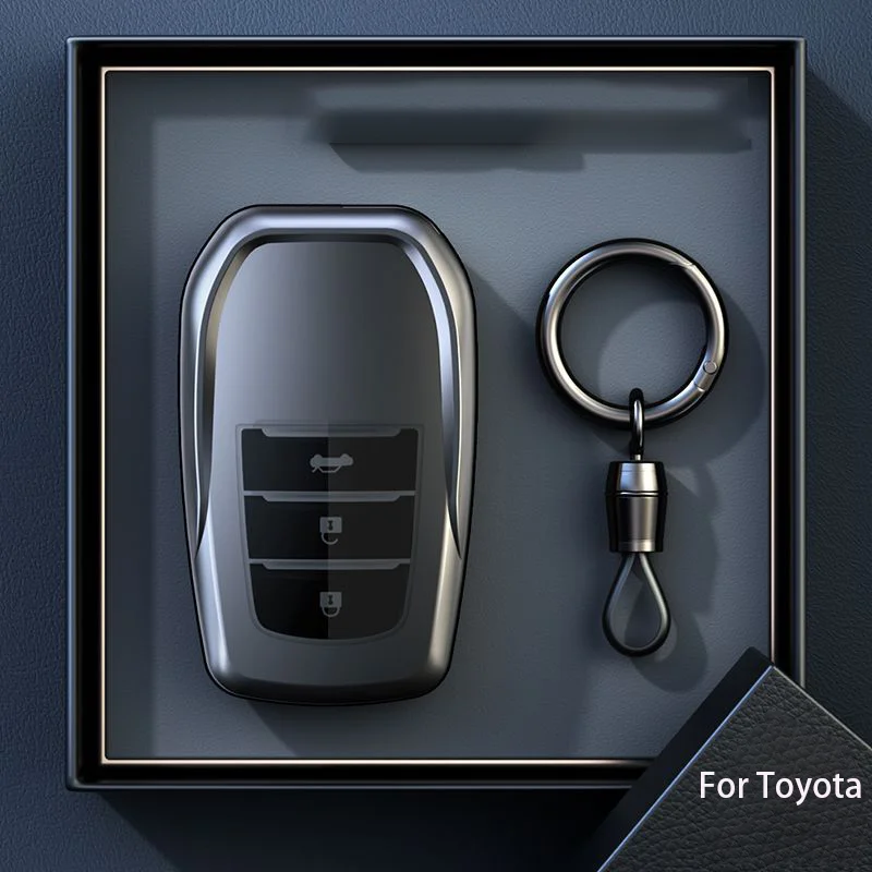 

ICAR TPU для Toyota GR Sport C-HR Gazoo RAV4 Racing Mirai Avensis Land Cruiser Prado 3-кнопочный чехол для автомобильного ключа брелок