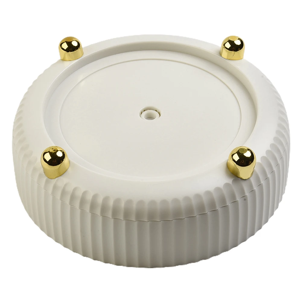 

360 Degree Rotating Shelf Cabinet Organizer Kitchen Bathroom Cosmetic Turntable Storage Tray Non-Slip Spice Round Rack Plate