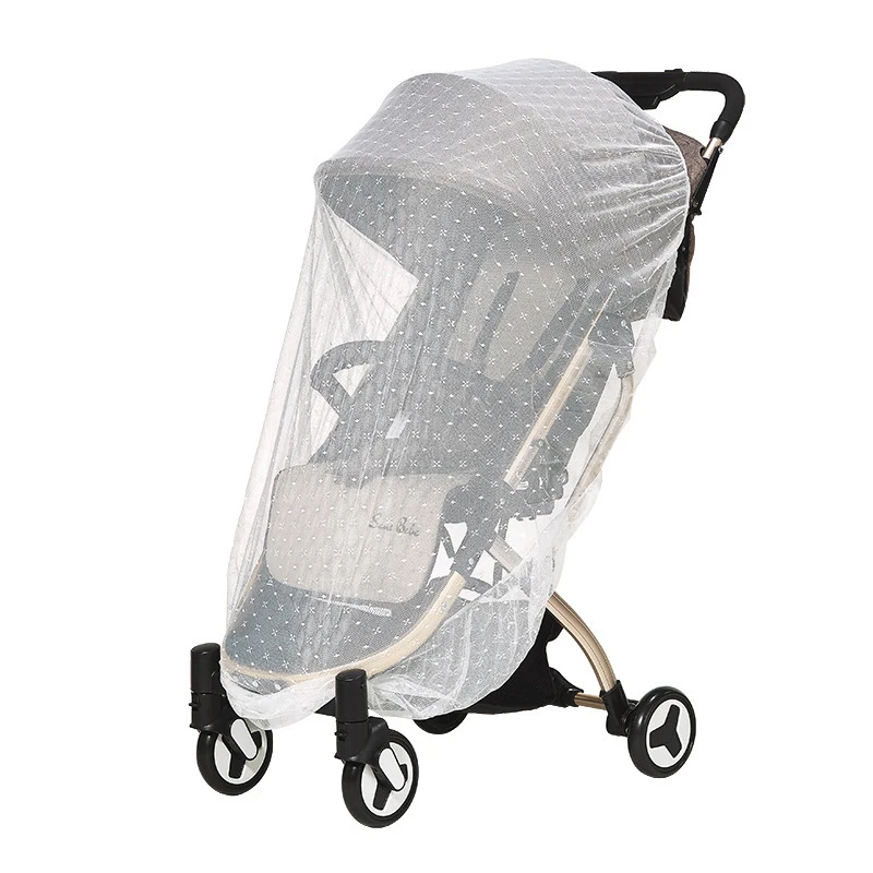 Enlarge Infants Baby Stroller Mosquito Net Safe Mesh Buggy Crib Netting Cart Mosquito Net Pushchair Full Cover Netting
