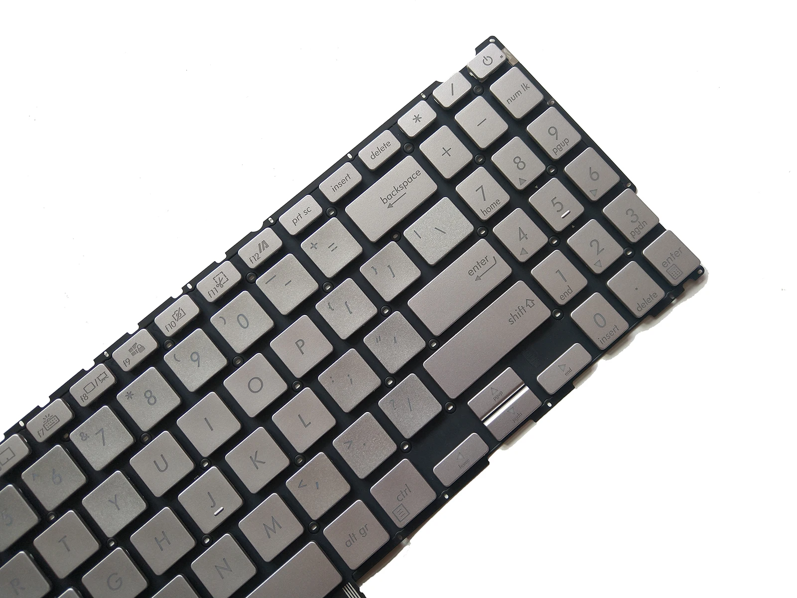 Фото Клавиатура с подсветкой (серебристая) для Asus ZenBook UX533 UX533F UX533FD UX533FN UX533FTC UX534 UX534F UX534FAC №3