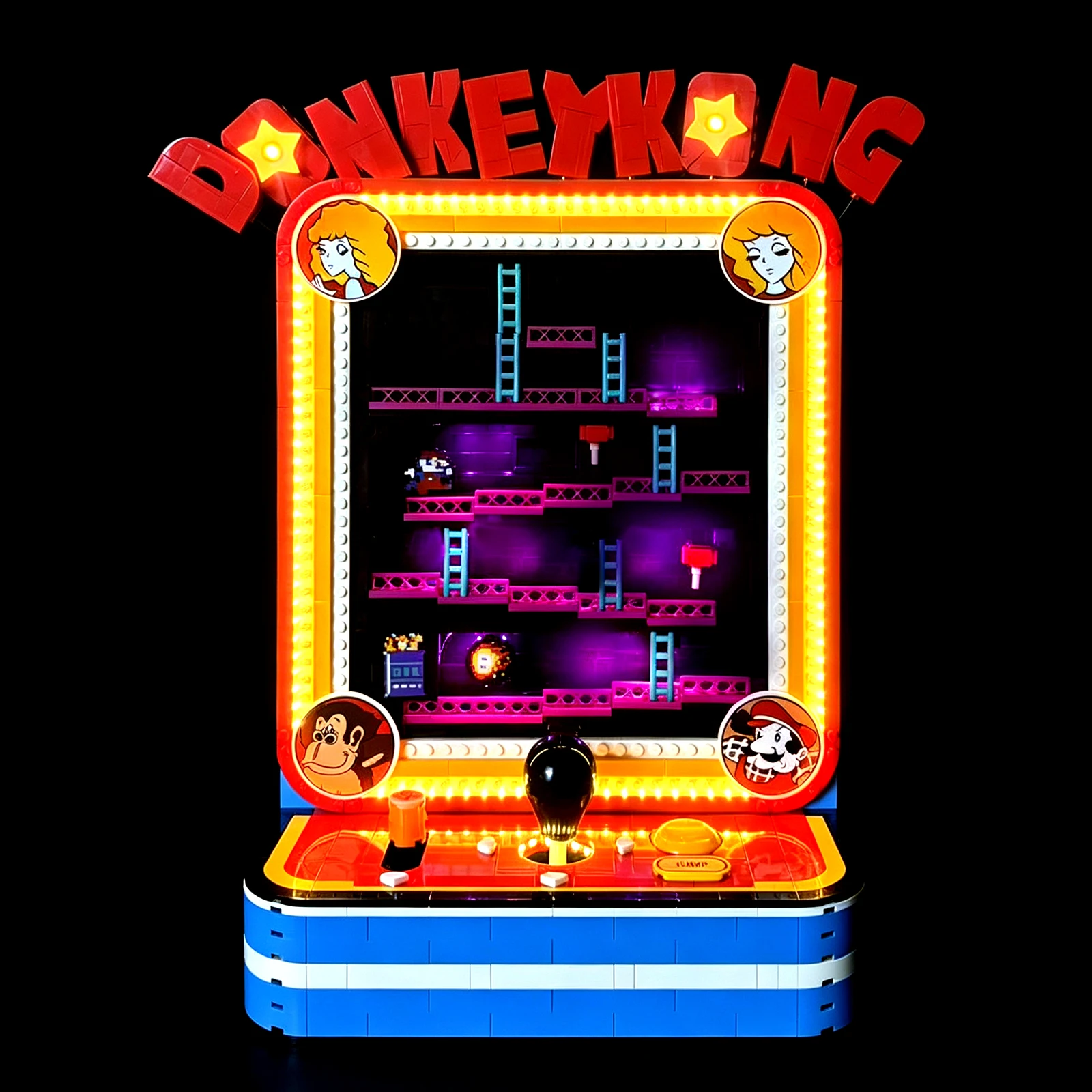Набор светодиодного освещения LYBMTWF, совместимый с Lego 72051 Donkey Kong Arcade (модель не входит в комплект). (art.: 3920dd0c430fe) - 3920dd0c430fe