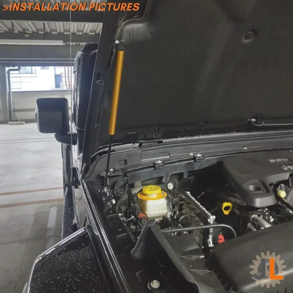 Кол-во (2) стойки капота для Jeep Wrangler JL Convertible SUV 2019-2022 передние газовые пружины