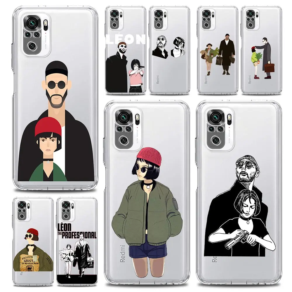 

Cartoon Killer-L-Leon-Uncle Girl Phone Case For Xiaomi Redmi Note 9S 9 8 10 11 Pro 7 8T 9C 9A 8A K40 Pro TPU Silicone Back Cover