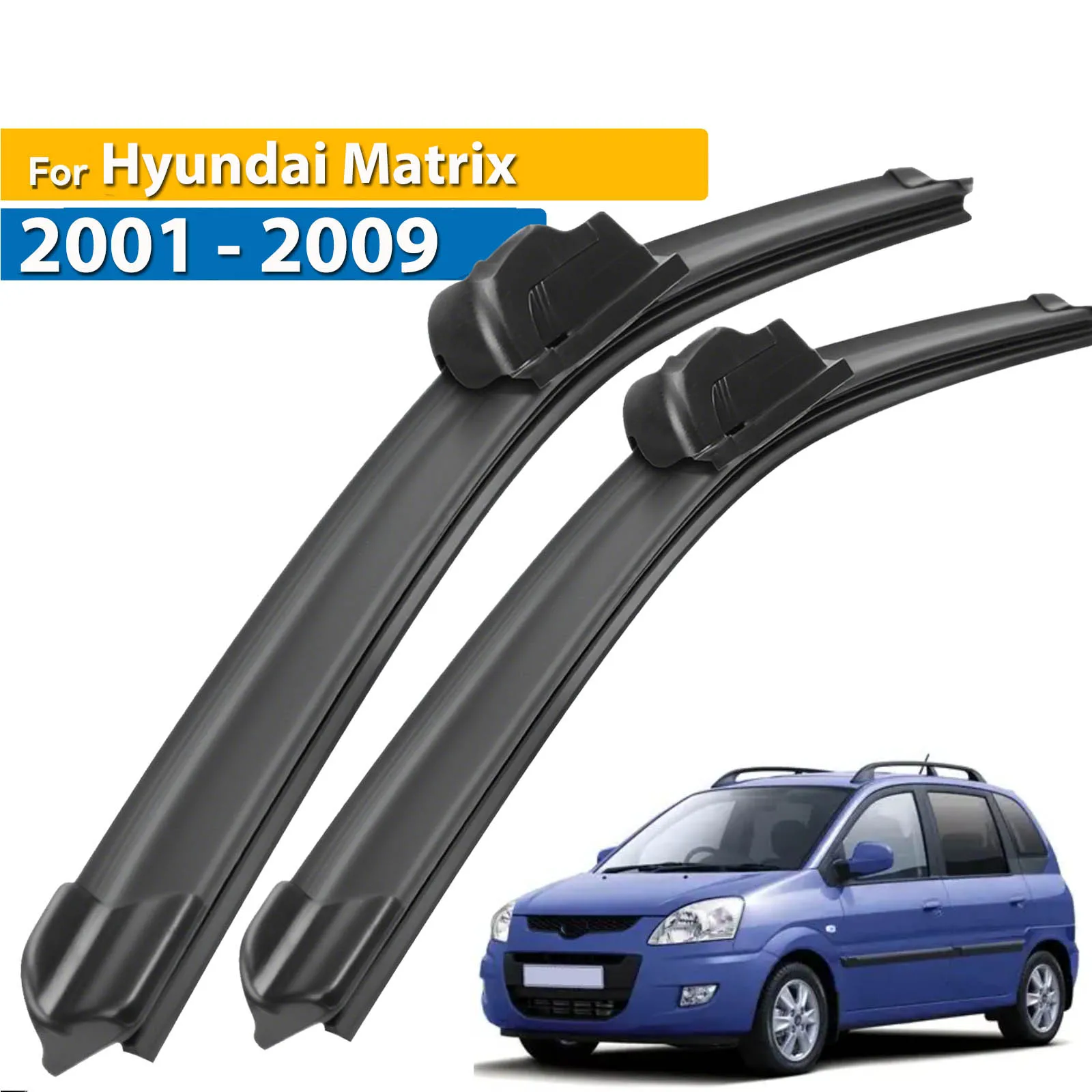 

Щетки стеклоочистителя Erick's LHD для Hyundai Matrix 2001-2009, щетки от дождя для лобового стекла и лобового стекла, 22 дюйма + 16 дюймов