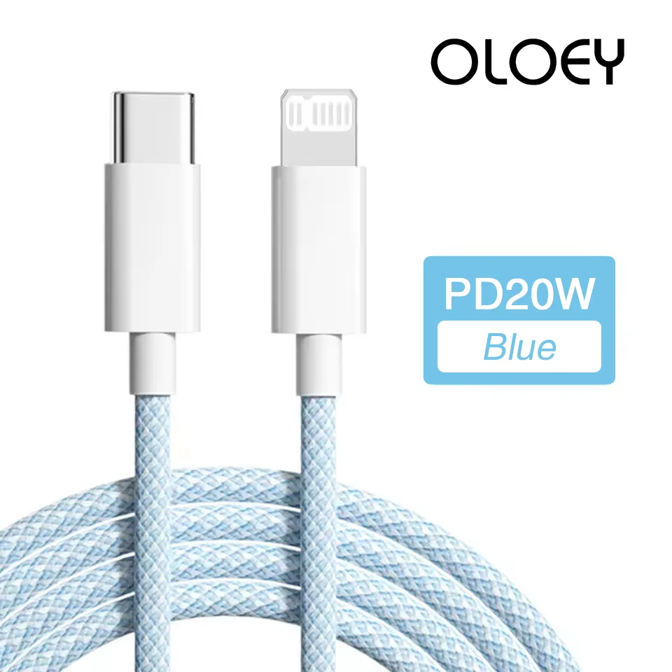 Фото Зарядный кабель PD 20 Вт USB-C для iPhone 14 13 12 11 Pro Max Xs 8 Plus, кабель для быстрой зарядки iPad 3A ‌ Кабель Lightning для передачи данных для iPhone №1