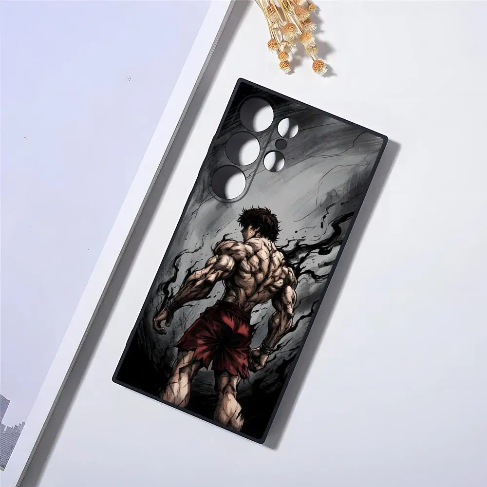Фото Чехол для телефона с изображением аниме Baki H-Hanmas для Samsung S23 FE, S26, S24 Ultra, S25, S22, S20, S21 Plus, A54, A34, A53, A16 №3