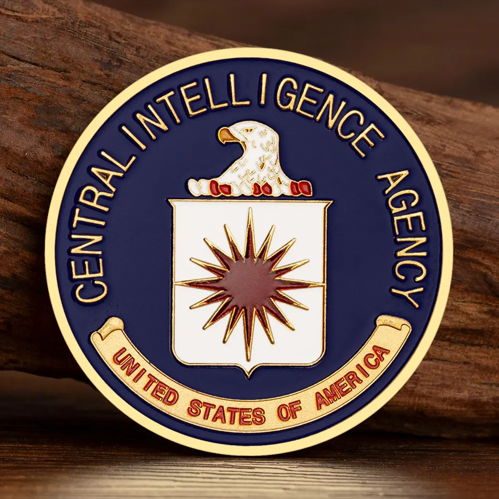 

Коллекционная позолоченная монета ЦРУ США