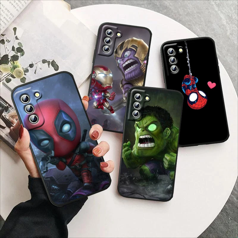 

Avengers Hulk Cool For Samsung Galaxy S23 S22 S21 S20 S10 S9 Ultra Plus Pro 4G 5G silicone Soft Black Phone Case