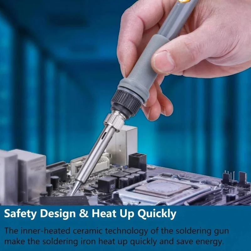 Электрический паяльник переменного тока 110 В/220 В 60 Вт с переключателем и