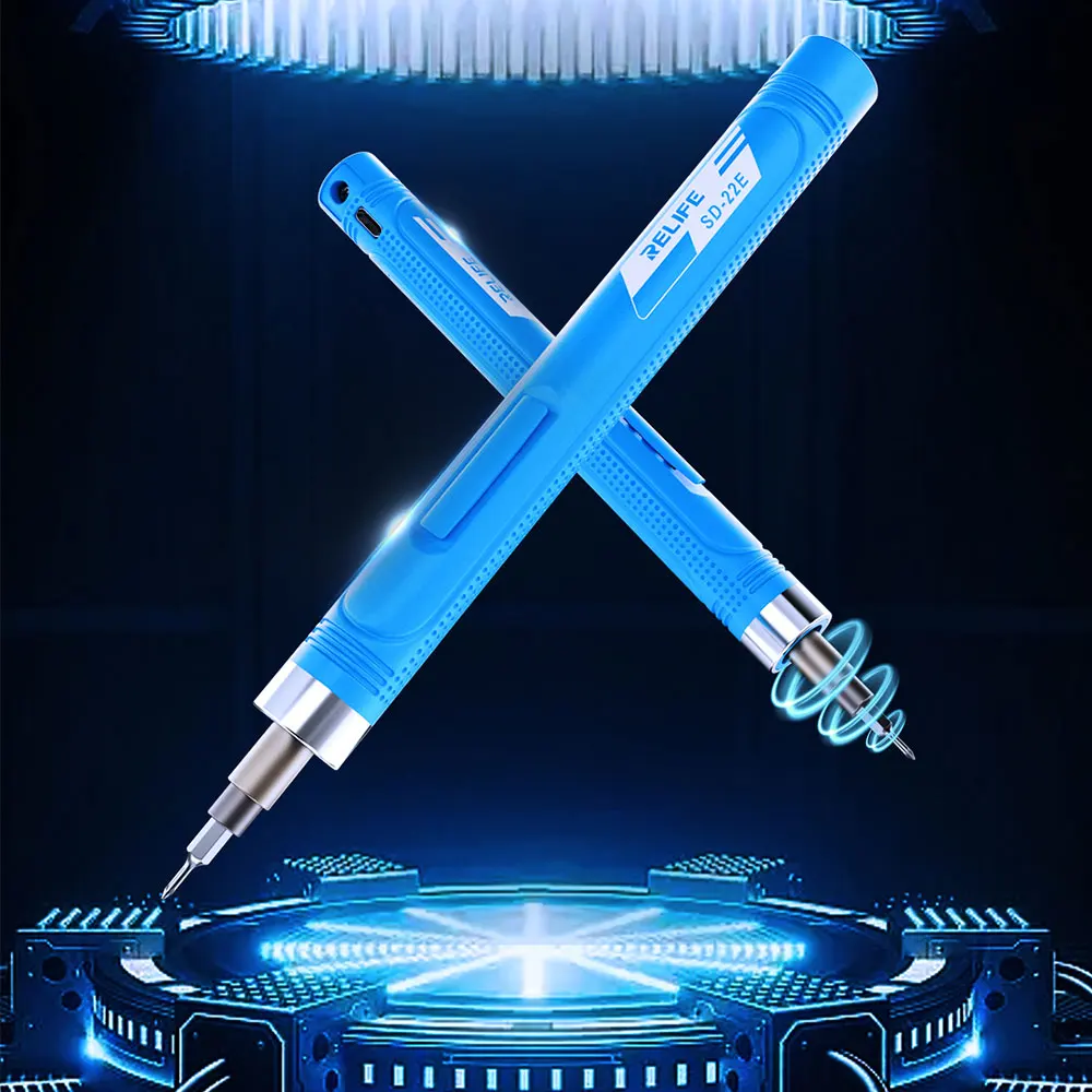 

SD-22E Precision Electric Screwdriver S2 Steel Bit Mini Electric Driver Rechargeable Screwdriver Tools for Repair Phones