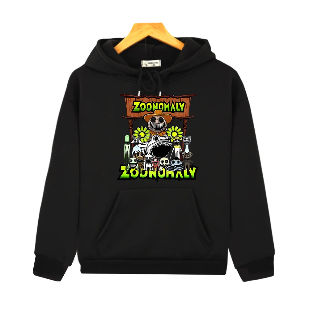 Худи Zoonomaly игровое графическое с длинным рукавом свитшоты для мальчиков и