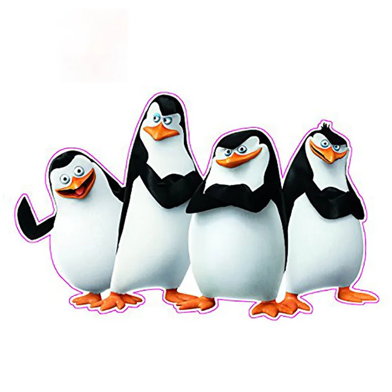 

Индивидуальная наклейка Мадагаскарские пингвины, стикер для стайлинга автомобиля, автомобильная наклейка, виниловые наклейки, водонепроницаемые автомобильные аксессуары, подходит для автомобильного окна