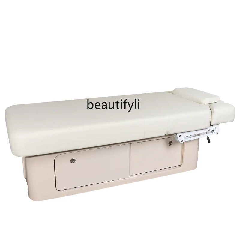 

Beauty Salon Special Solid Wood Massage Couch Heating Facial Bed Body Massage Physiotherapy Bed