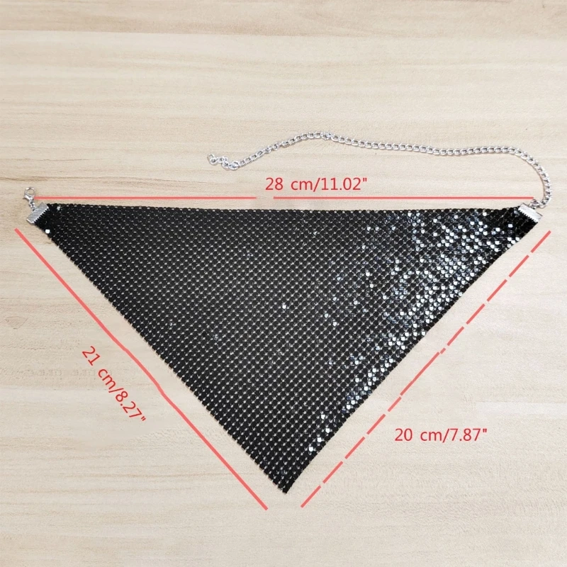 Новый стильный треугольный воротник для женщин модельное шоу уличный банкетный