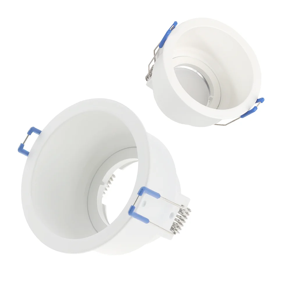 

LED Ceiling GU10 MR16 Lamp Socket Spotlight Aluminum Non-adjustable Embedded LED Downlight Frame Bracket Accessories