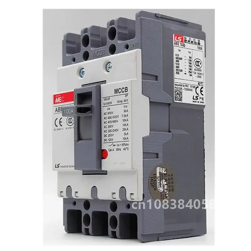 Автоматический выключатель в литом корпусе MEC 3P ABE103b 60A 75A 100A LS ELECTRIC MCCB