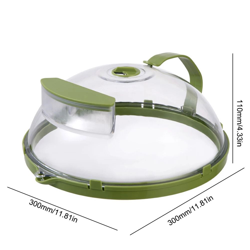 11 8-дюймовая крышка от брызг для микроволновой печи с ручкой чаша посуды